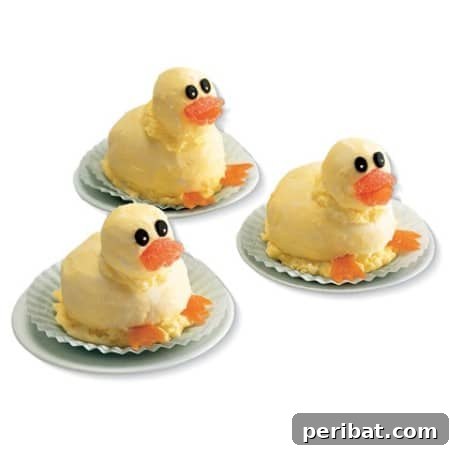 Delightful Easter Treats Made Easy 78 Cute Ice Cream Ducky Desserts, a fun treat for kids