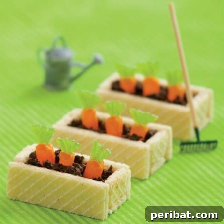 Delightful Easter Treats Made Easy 80 Cute Carrot Patch Cookies made with sugar wafers and candies