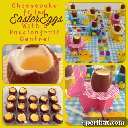 Delightful Easter Treats Made Easy 86 Decadent Cheesecake Filled Crème Eggs with a rich filling