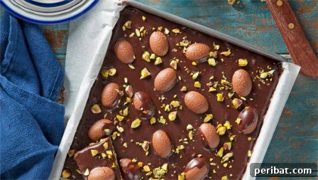 Delightful Easter Treats Made Easy 88 Luxurious Easter Egg Slice with shortbread, chocolate, and caramel eggs