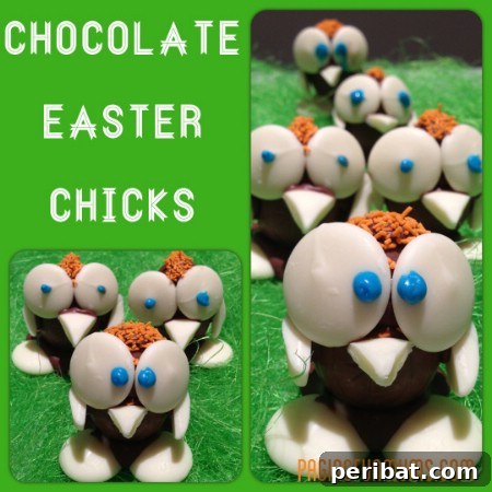 Delightful Easter Treats Made Easy 91 Adorable Chocolate Easter Chicks made with Cadbury Crème Eggs