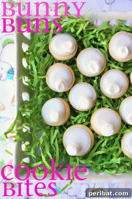 Delightful Easter Treats Made Easy 94 Whimsical Bunny Bun Cookie Bites with marshmallow tails