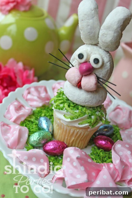 Delightful Easter Treats Made Easy 99 Adorable Easter Bunny Cupcakes with donut heads and marshmallow features