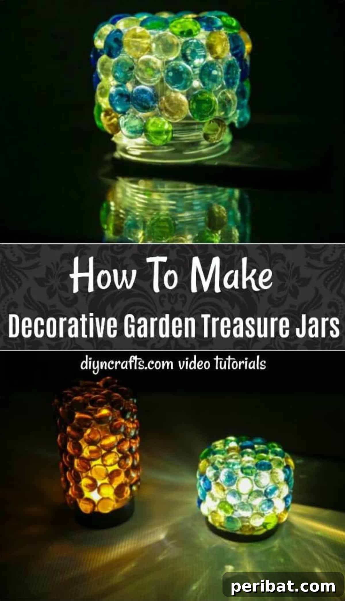 DIY Enchanted Garden Jars 2 How To Make Decorative Garden Treasure Jars