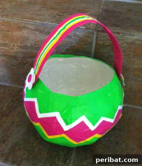 Duct Tape Easter Baskets in various patterns and colors