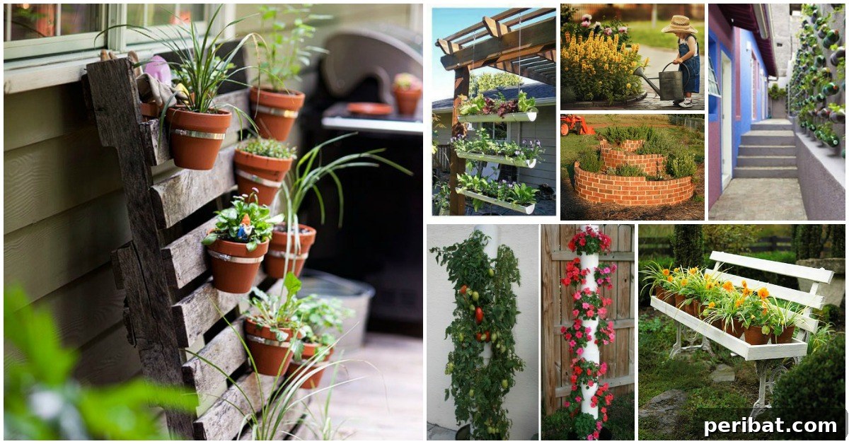 Ingenious Space-Saving Tips for Tiny Gardens 2 small garden space saving ideas