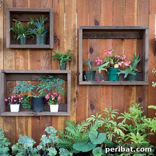 Ingenious Space-Saving Tips for Tiny Gardens 16 Fence Mounted Planter Boxes - Vertical Gardening on Fences