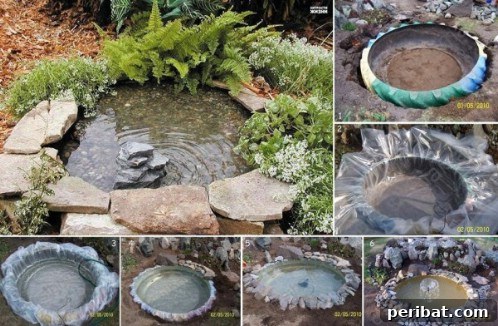 Ingenious Space-Saving Tips for Tiny Gardens 27 DIY Tire Garden Pond - Small Water Feature