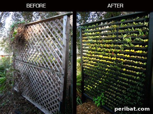 Ingenious Space-Saving Tips for Tiny Gardens 37 Vertical Living Wall - Green Wall Design