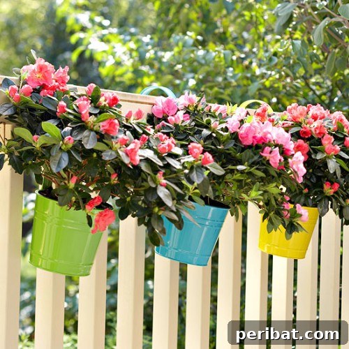 Ingenious Space-Saving Tips for Tiny Gardens 10 Colorful Portable Container Garden - Balcony Gardening