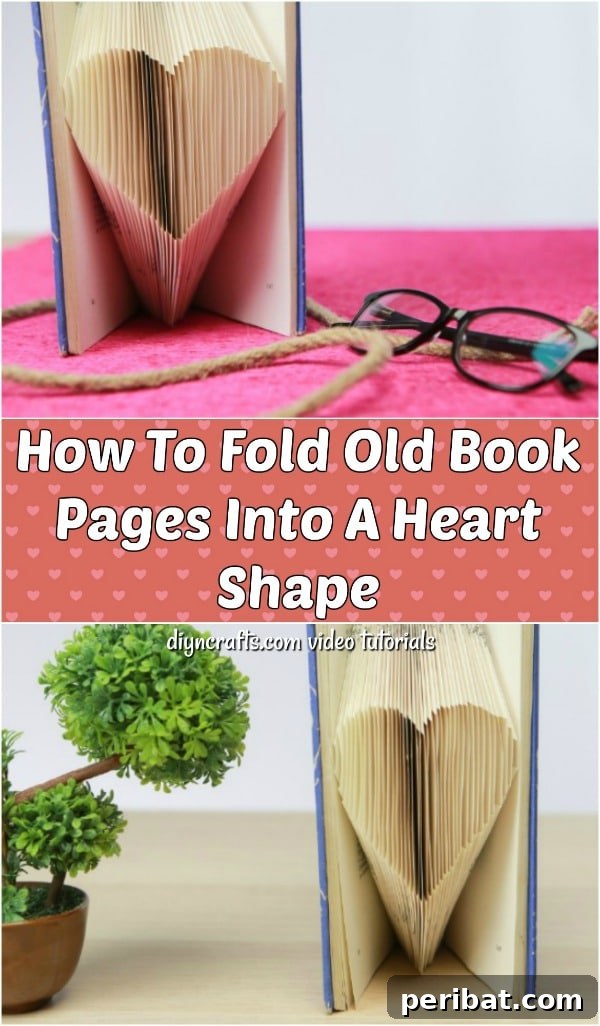 Pinterest icon for sharing this DIY book folding project