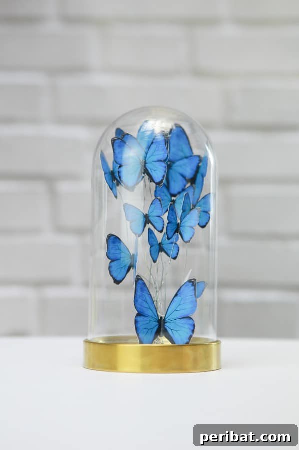 How To Make a Butterfly Terrarium Jar - A detailed step-by-step guide to crafting your own enchanting paper butterfly jar.