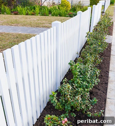 Elevate Your Exterior 150 Genius Projects to Maximize Curb Appeal 133 Have A White Pickett Fence - 150 Remarkable Projects and Ideas to Improve Your Home's Curb Appeal