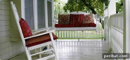 Elevate Your Exterior 150 Genius Projects to Maximize Curb Appeal 15 Add A Welcoming Seating Area - 150 Remarkable Projects and Ideas to Improve Your Home's Curb Appeal