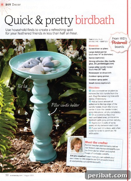 Elevate Your Exterior 150 Genius Projects to Maximize Curb Appeal 46 Add A Bird Bath - 150 Remarkable Projects and Ideas to Improve Your Home's Curb Appeal