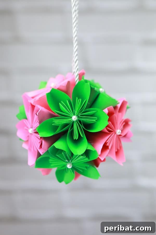 How to Make a Gorgeous DIY Paper Flower Ball