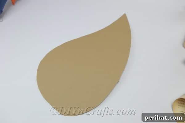 Literary Angel Wings Decor 12 A cardboard wing shape cut out, ready for decoration