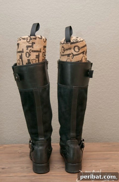 Burlap Boot Stuffers