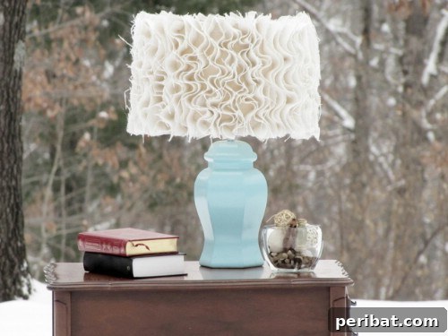 Anthropologie Inspired Ruffled Lampshade