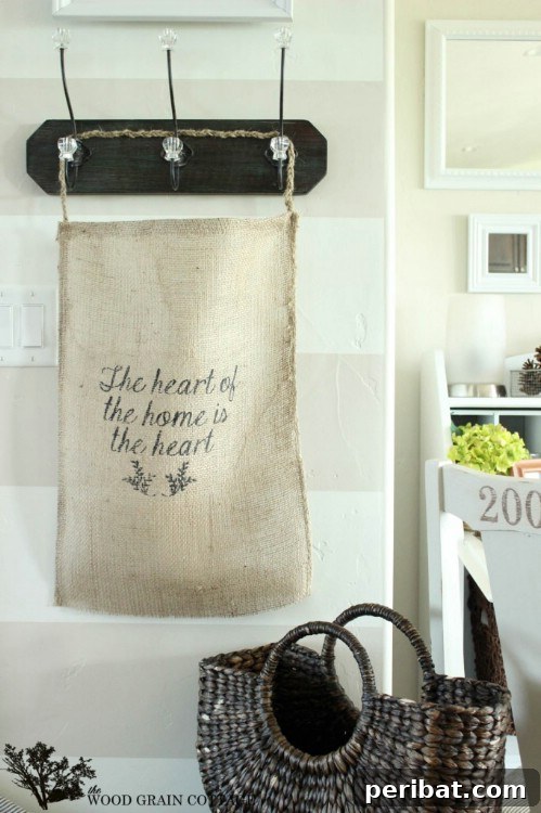 DIY Burlap Flag