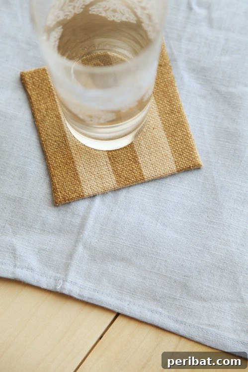 Burlap Coasters
