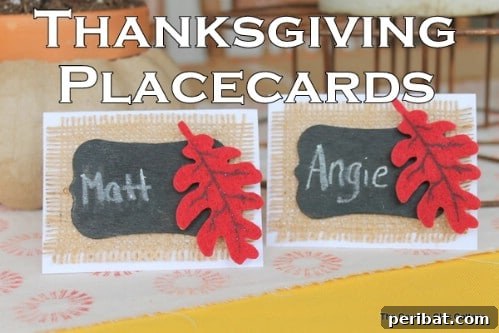 Thanksgiving Place Cards