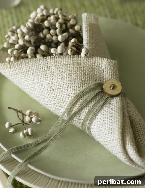 Burlap Table Bouquet
