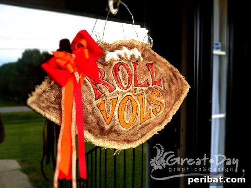 Burlap Door Hanger