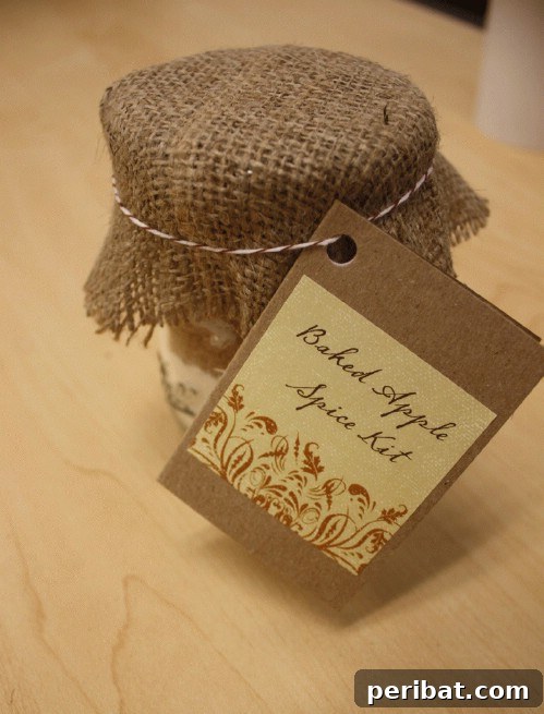Burlap Covered Gifts in a Jar