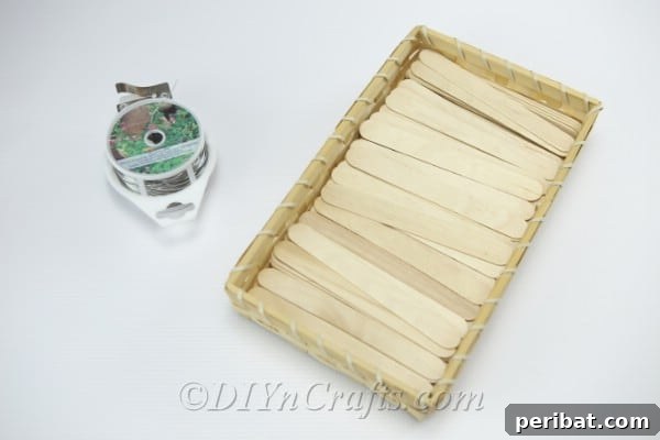 Gather these simple materials to create your own beautiful bird feeder.
