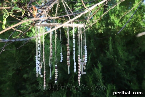 Crafting Your Own Rustic Wind Chime 17 Your rustic wind chime is now complete.