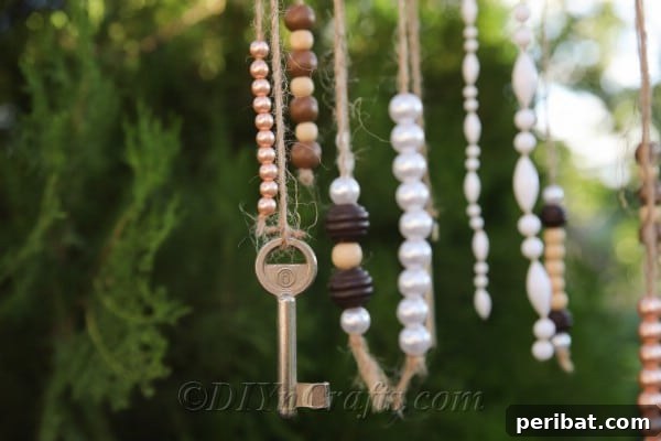 Crafting Your Own Rustic Wind Chime 19 A rustic wind chime makes for great handmade décor.