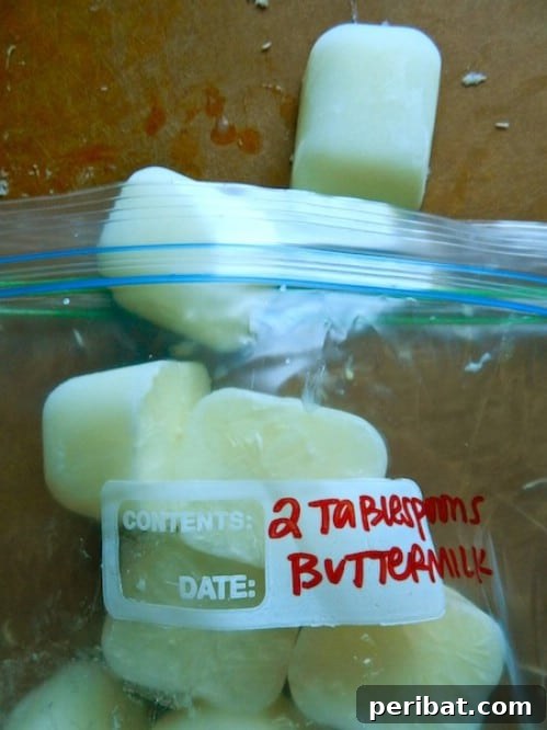 Beyond Ice: 40 Genius Ice Cube Tray Hacks 14 Freeze Leftover Buttermilk