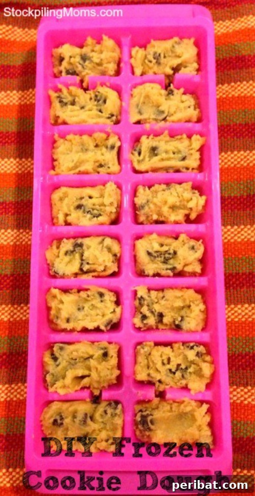 Beyond Ice: 40 Genius Ice Cube Tray Hacks 19 Make Frozen Cookie Dough
