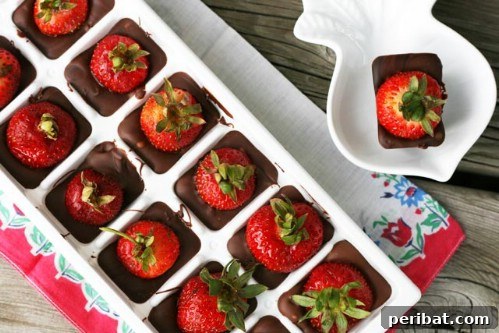 Beyond Ice: 40 Genius Ice Cube Tray Hacks 29 Make Chocolate Covered Strawberries
