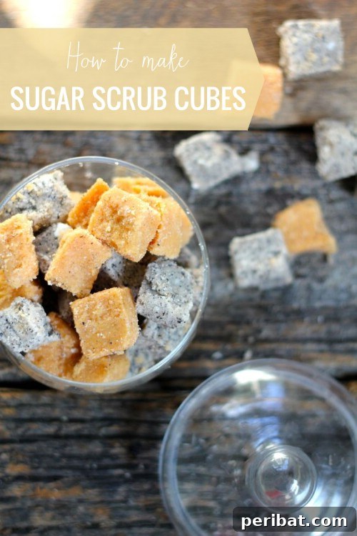 Beyond Ice: 40 Genius Ice Cube Tray Hacks 34 Make Sugar Scrub Cubes