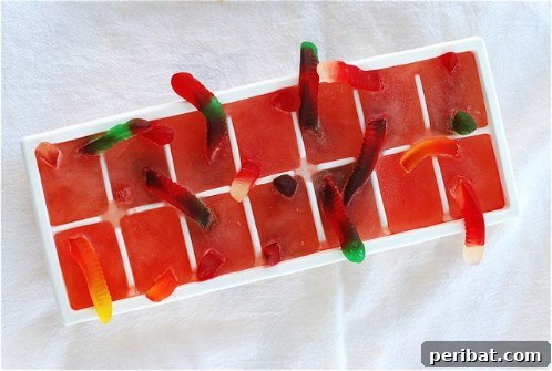 Beyond Ice: 40 Genius Ice Cube Tray Hacks 8 Make Gummy Worm Cubes