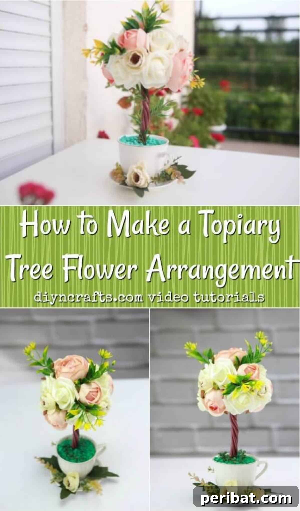 Floral tree pinterest collage photos and inspiration for your next DIY project.