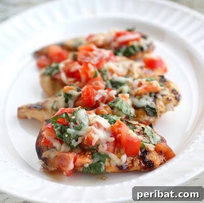 The Ultimate Summer Grilling Guide: 40 Irresistible Recipes 38 Grilled Bruschetta Chicken