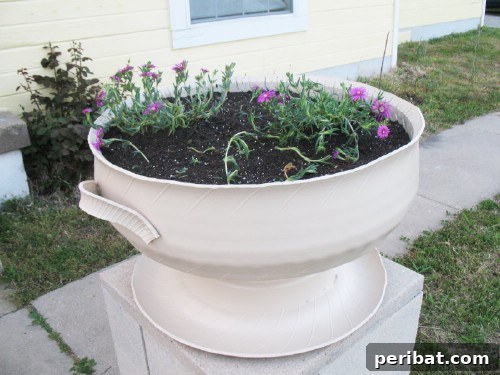 Tire Planter Columns