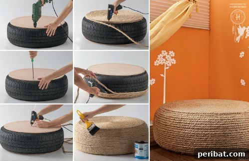A Rope Ottoman