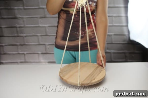Make Your Own Decorative Hanging Shelf 13 Your hanging shelf is now finished, ready to be admired and utilized.