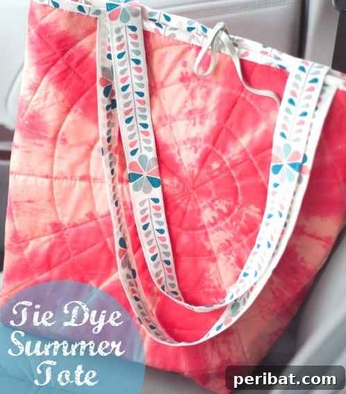Tie Dye Summer Tote