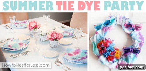 Tie Dyed Wreath