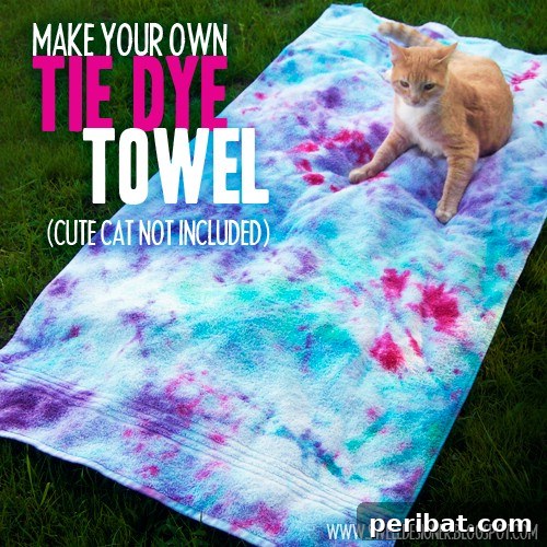 Tie Dyed Beach Towel