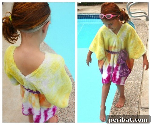 Tie Dyed Caftan Cover-Up