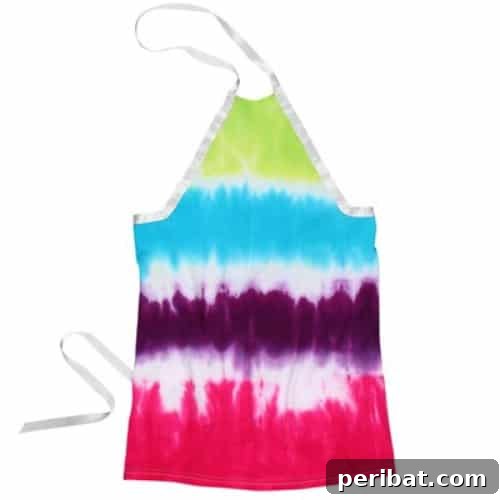 Easy Tie Dye Apron