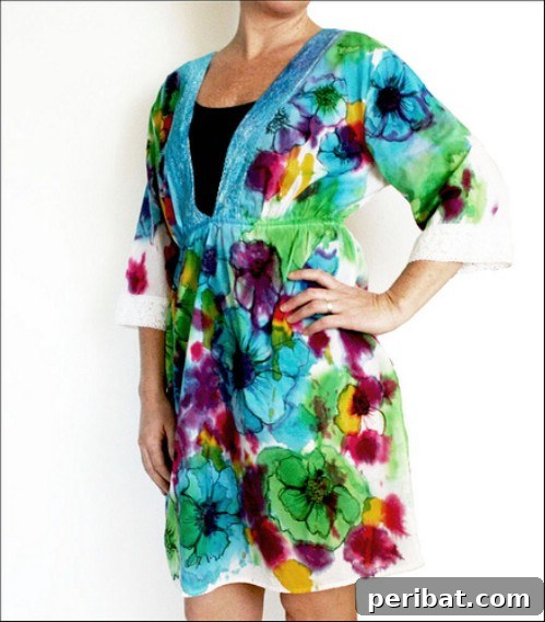 Tie Dyed Watercolor Tunic