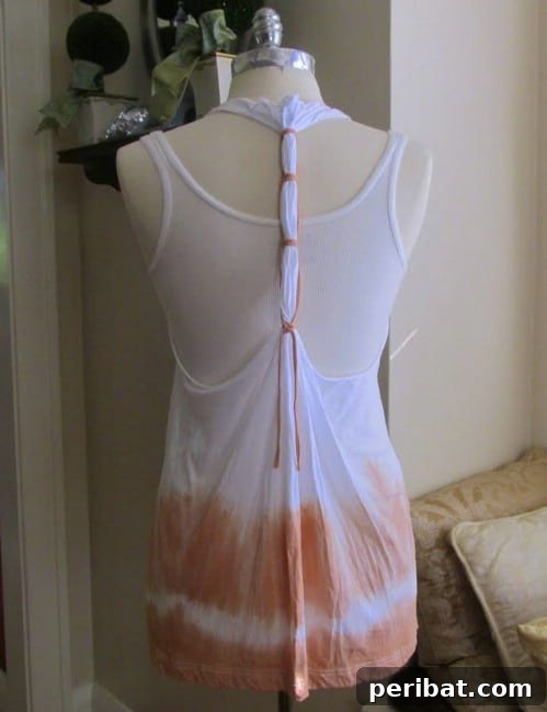 Tie Dyed T-Shirt Vest
