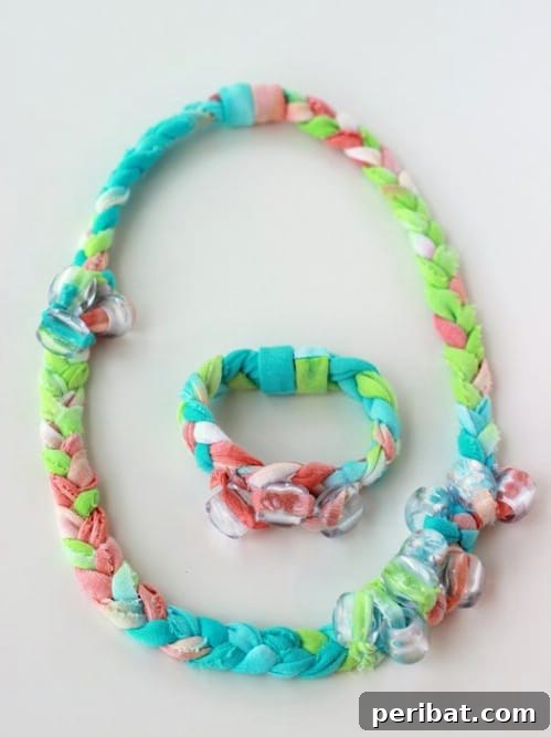 Tie Dyed Fabric Jewelry